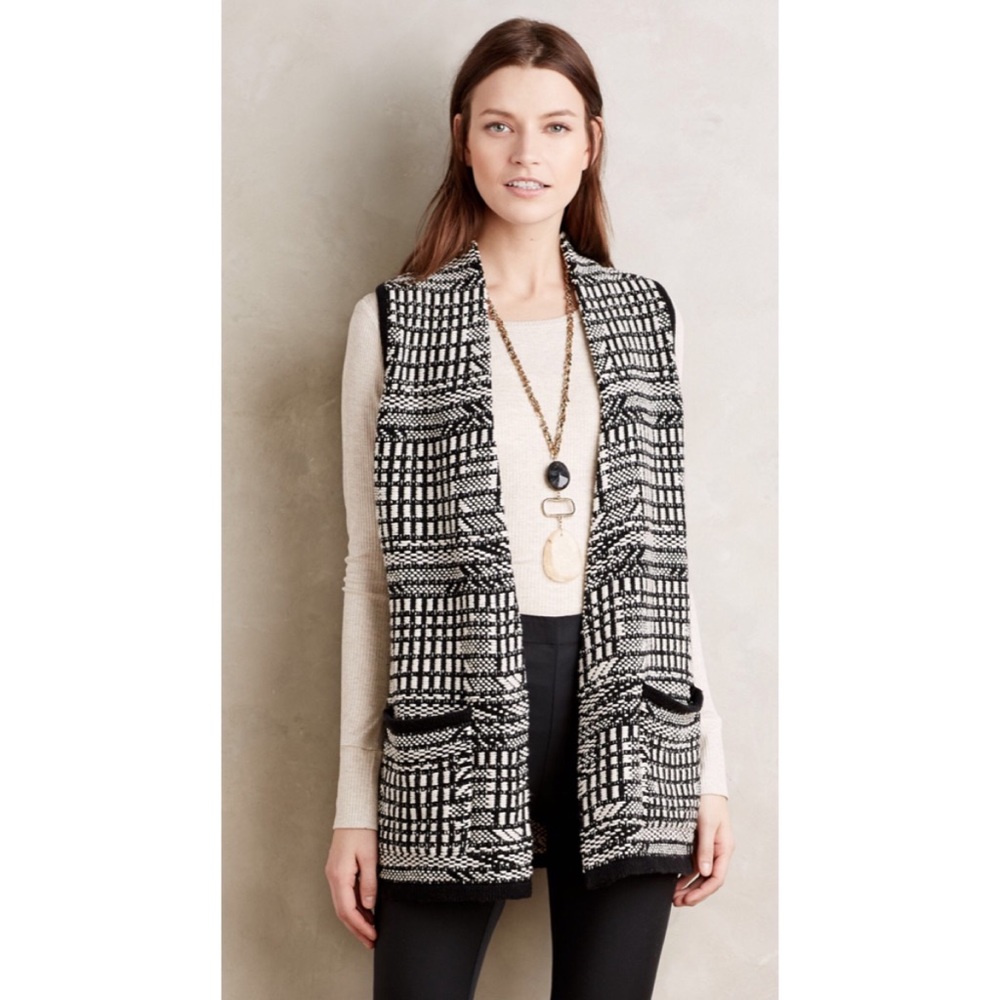 Anthropologie Angel of the North Roenne Vest XS